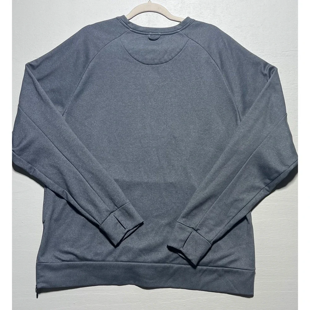 Jordan Mens XXL Gray Jumpman Performance Crewneck Sweatshirt Kangaroo Pocket